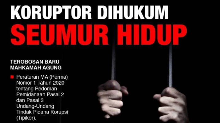 MA Menerbitkan Peraturan Nomor 1, Koruptor Bakal Dihukum Seumur Hidup