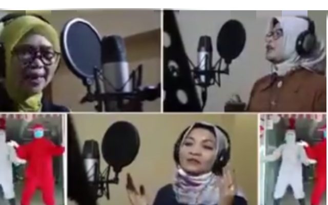 Pejabat Eselon Hingga Gubernur Ikut Nyanyi Lawan Covid-19, Tuai Kritikan