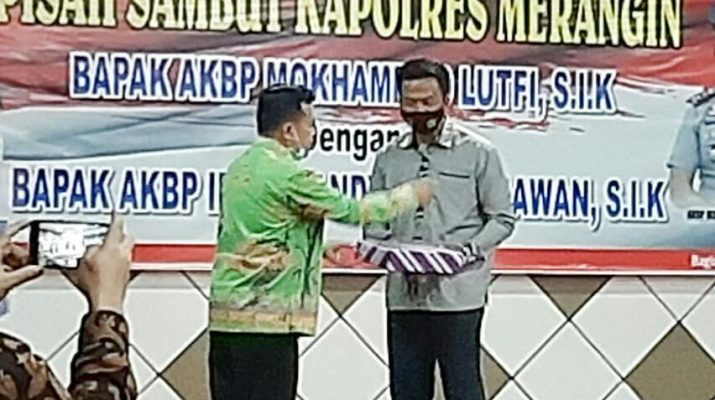 Pisah Sambut Kapolres Merangin, Haris Bilang Ini Kedua Adiknya Itu
