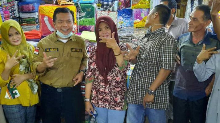 Blusukan Ala Al Haris Susuri Pasar Gang Siku