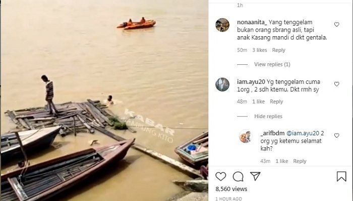 Bocah TK Tenggelam Di Sungai Batanghari