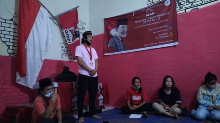 GMNI Trituntas Universitas Jambi, Gelar Dies Natalis dan Refleksi. Hal ini bertepatan dengan semangat hari Sumpah Pemuda ditengah Pendemi Covid-19.