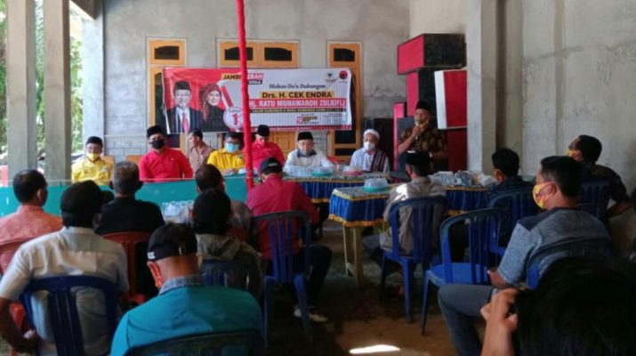 Tim Koalisi Pasangan Calon Gubernur, dan Wakil Gubernur Jambi nomor urut 1 Optimis, bahwa puluhan ribu suara wilayah Pamenang dan Tabir akan jadi Milik CE-Ratu tersebut. 