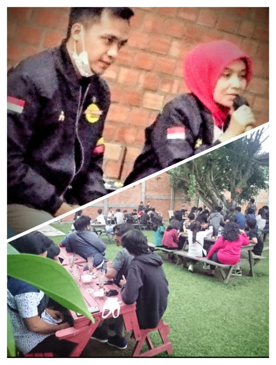 Putra Cagub Jambi Drs H Cek Endra (CE) Adib, Ngopi bareng Ratu dan Milenial Batak Jambi, Jumat (23/10/20) sore. Mereka bersatu, pilih nomor 1.