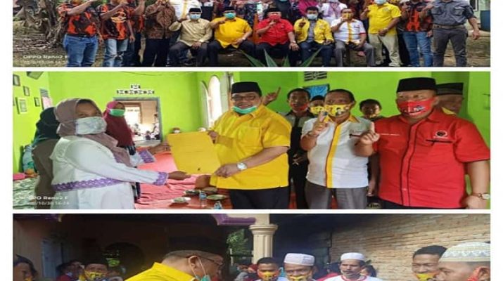 BERITA PILGUB - Ketua tim Koalisi CE-Ratu Merangin, bergerak di Kecamatan Tabir yang diketahui punya pemilih besar di Merangin.