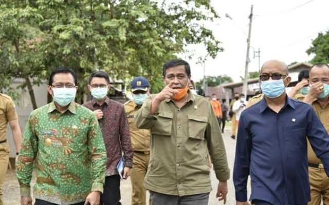 Pjs Gubernur Jambi, Ir.Restuardy (Ardy) berharap dukungan pembangunan infrastruktur, dan transportasi di Provinsi Jambi, dari Komisi V DPR RI. Hal itu disampaikannya saat menerima Kunjungan Kerja Komisi V DPR RI di Provinsi Jambi, di Auditorium Rumah Dinas Gubernur Jambi, Senin (12/10/2020) siang.
