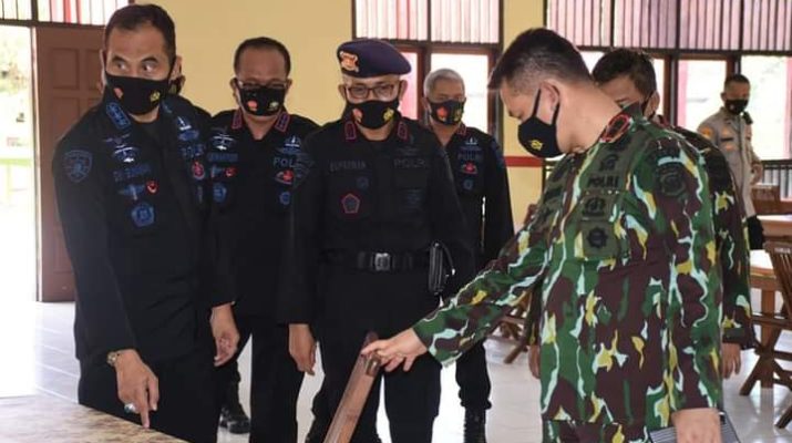 Kapolda Jambi Irjen Pol Firman Santyabudi, cek kesiapan Fasilitas SPN Polda Jambi dalam rangka pembukaan Diktuk Ba Polri TA 2020, Sabtu (14/11/2020).