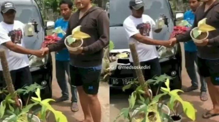 Jagat Maya kembali dihebohkan, namun kali ini bukan soal foto syur, atau link pemersatu bangsa. Akan tetapi, demi mendapatkan bunga idamannya, seorang pria rela tukar mobil Toyota Avanza miliknya.