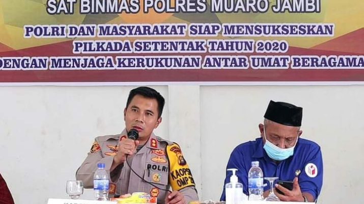 Polres Muaro Jambi mengadakan kegiatan FGD, yang bertempat di Pendopo Kantor Camat Sungai Gelam pada kamis (19/11/2020).