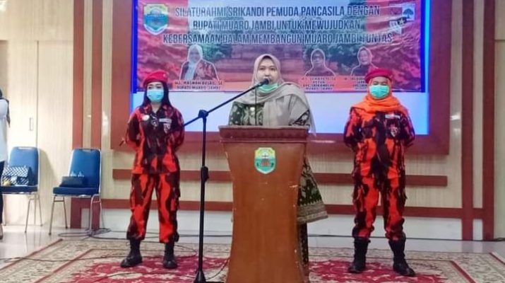 Srikandi Pemuda Pancasila Kabupaten Muaro Jambi, mengadakan silaturahmi dengan bupati Muaro Jambi, Masnah Busro. Hal ini untuk mewujudkan kebersamaan, dalam membangun Muaro Jambi Tuntas.