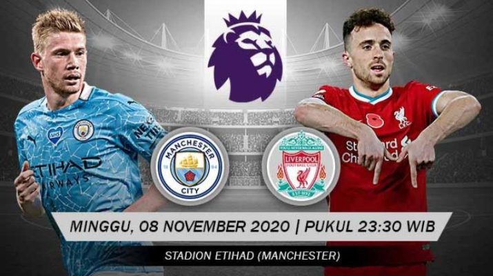 Jelang laga besar antara Man City Vs Liverpool di Liga Premier League 2020/21 yang akan berlangsung pada minggu (8/11) di Etihad Stadion.