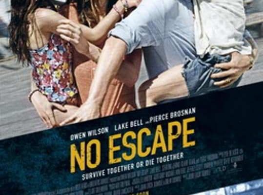 Film No Escape akan tayang di bioskop Trans Tv malam ini, pada  pukul 24.00 WIB. Film yang diproduksi  pada tahun 2015 dengan strudara John Eric