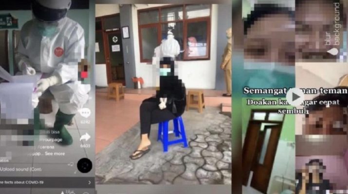 Seorang wanita  yang berinisial W, mengakui dirinya terpapar Covid-19 usai kumpul-kumpul bareng teman tanpa menggunakan masker.