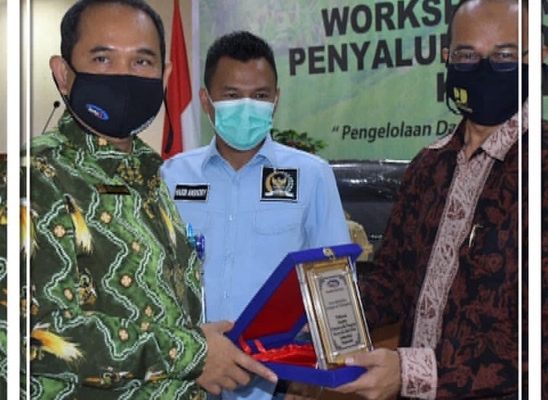 Workshop Monitoring dan Evaluasi Penyaluran Dana Desa Berlangsung Sukses, yang dilaksanakan di Ruang Pola Kantor Bupati Batang Hari.