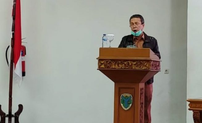 Dalam rangka Penyampaian tanggapan Bupati di rapat Paripurna, Pemkab Batanghri  terhadap pemandangan umum Fraksi-fraksi DPRD pada Nota