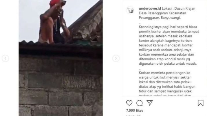 Belakangan ini, jagat maya di hebohkan dengan sebuah video memperlihat maling yang bangun kesiangan usai maling hp di salah satu konter.