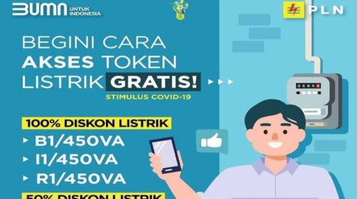 Bagi pelanggan PLN, kalian sudah bisa mendapatkan token listrik gratis dari PLN pada bulan ini dengan cara login di www.pln.co.id.