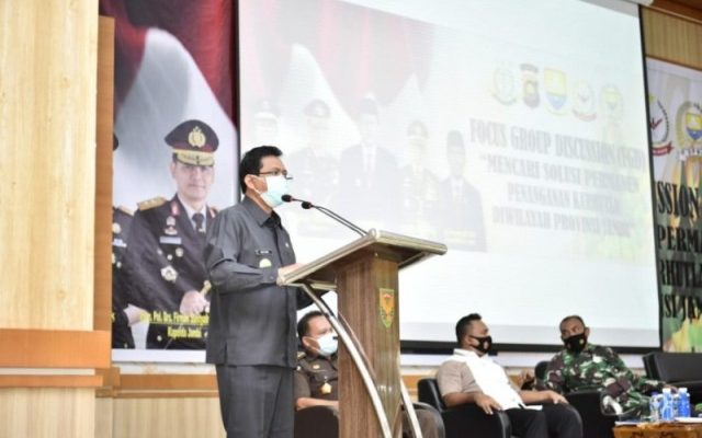 Pjs (Penjabat Sementara) Gubernur Jambi Ir Restuardy Daud MSc, mengharapkan kebakaran hutan dan lahan di Provinsi Jambi.