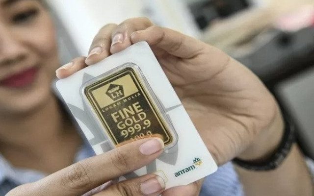 Harga emas produksi Antam yang di jual di pegadaian hari ini, mengalami kenaikan untuk emas antam ukuran 2 gram, Kamis (17/12/2020).
