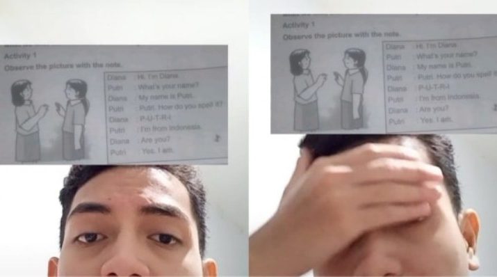 Belakangan ini, jagat maya tengah di hebohkan dengan sebuah video yang menunjukan sebuah dialog dalam buku pelajaran Bahasa Inggris