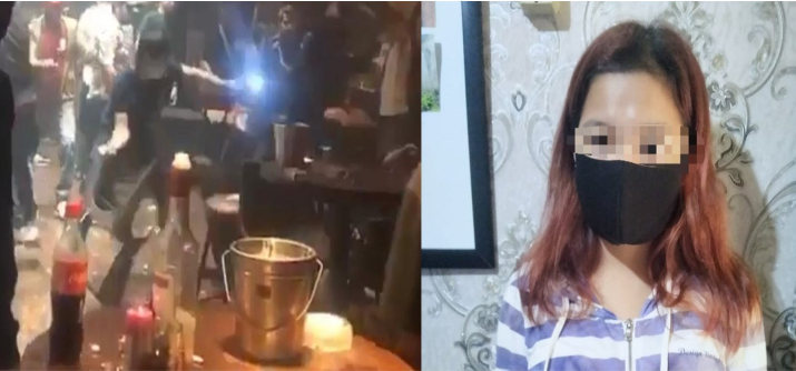 Seorang gadis berusia 16 tahun, tengah menganiaya mahasiswi di salah satu tempat hiburan malam. Hal ini lantaran si pelaku tak sabar karena.