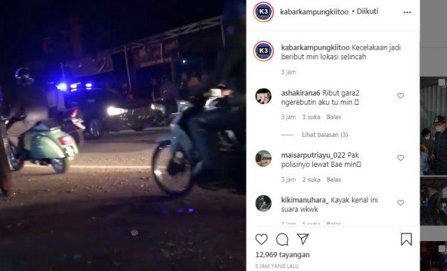 Peristiwa kecelakaan di Kota Jambi berujung ribut, Sabtu (02/02/21) komentar warganet bikin gagal fokus. Betapa tidak, orang yang mengalami musibah di jalan raya hingga berujung dengan keributan, warganet ini malah komentar yang nyeleneh.