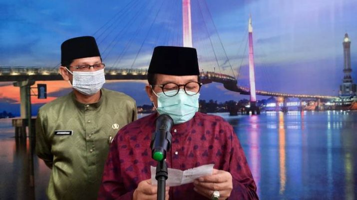 Rapat Paripurna yang di gelar dalam rangka HUT Provinsi Jambi ke 64, yang di hadiri oleh Fachrori Umar sebagai Gubernur, Rabu (06/01/2021).