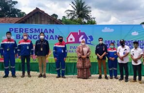 Usai sudah gedung Pendidikan Anak Usia Dini atau PAUD Patra Serandi di Desa Talang Belido, yang di bangun oleh Pertamina akhirnya di resmikan, Rabu (24/02/2021).