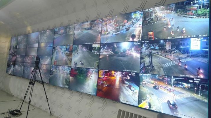 Melalui pantauan Udara, Area Traffic Control Sistem (ATCS) Dishub Kota Jambi. Hingga pukul 21.00 WIB, tampak kepadatan lalin di Kota Jambi terbilang normal.