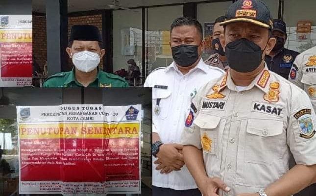 Niat ingin lakukan promo secara serentak di seluruh Indonesia, McDonald's Jambi malah disegel Satpol-PP Kota Jambi, Rabu (09/06/2021).