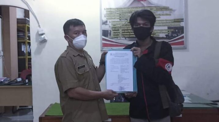 Surat Keterangan Pemberitahuan atau SKP  dari Kesbangpol, GMNI di bawah kepemimpinan Eldaniel-Reinhadt secara resmi dikeluarkan.