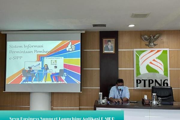 Memberikan kemudahan bagi seluruh karyawan dan karyawati, PTPN VI, Senin (31/05/2021), kembali launching aplikasi berbasis Elektronik e-SIPP