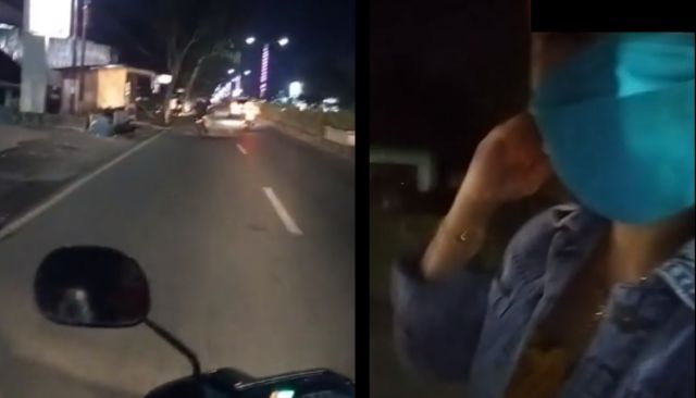 Sebuah video yang memperlihatkan aksi pembegalan, terhadap seorang wanita yang sedang live di Instagram (IG) sambil naik motor viral di media sosial.