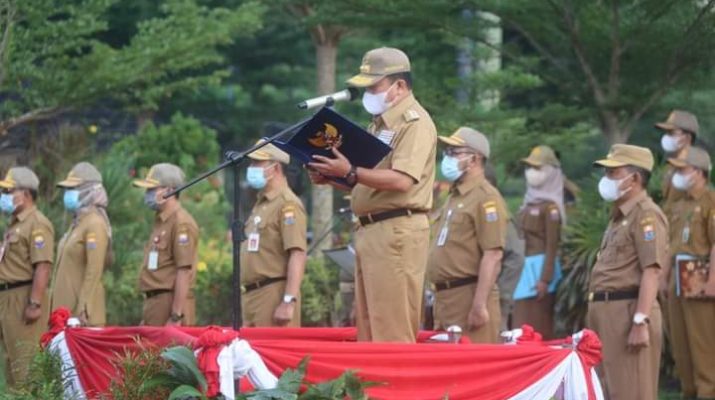 Gubernur Jambi Alharis, tegaskan bahwa ASN butuh Energi dan solidaritas untuk menghadapi Covid-19 dan pemulihan Ekonomi. 