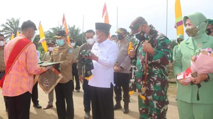Wakil Gubernur (Wagub) Jambi Abdullah, sebut TMMD merupakan wujud sinergitas Pemda dengan TNI dalam hal percepat membangun.