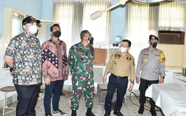 Kepedulian Gubernur Jambi terhadap Kabupaten yang terdampak Covid-19, Al Haris melakukan kunjungan kerja pertamanya ke Kabupaten Batanghari, Sabtu (10/07/2021).