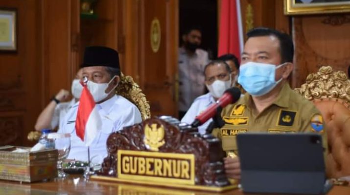 Gubernur Jambi Al Haris, sudah siapkan rencana strategis untuk menindaklanjuti penetapan PPKM level 4 di Kabupaten Merangin. 