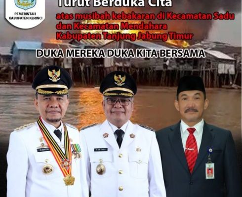 Sebagai bentuk kepedulian atas sesama, Aparatur Sipil Negara (ASN) Pemerintah Kabupaten Kerinci kumpulkan Donasi untuk Korban kebakaran di Mandahara, Kabupaten Tanjab Timur.