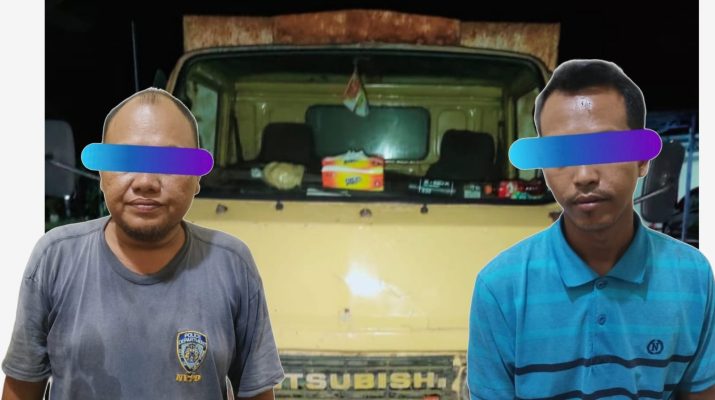 Niatnya hendak edarkan 6000 Liter minyak jenis Solar ilegal di kawasan Mersam Batanghari, satu orang Sopir dan Kernek diciduk Polisi. 