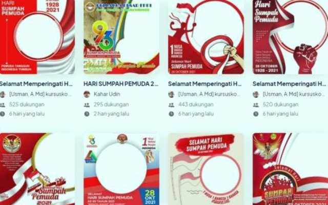 Tanggal 28 Oktober 2021 besok, mertupakan hari bersejarah bagi rakyat Indonesia. Di mana, akan di peringati Hari Sumpah Pemuda. Mau ucapin dan ikut rayakan, berikut Link Twibbon Hari Sumpah pemuda terkeren 2021. 