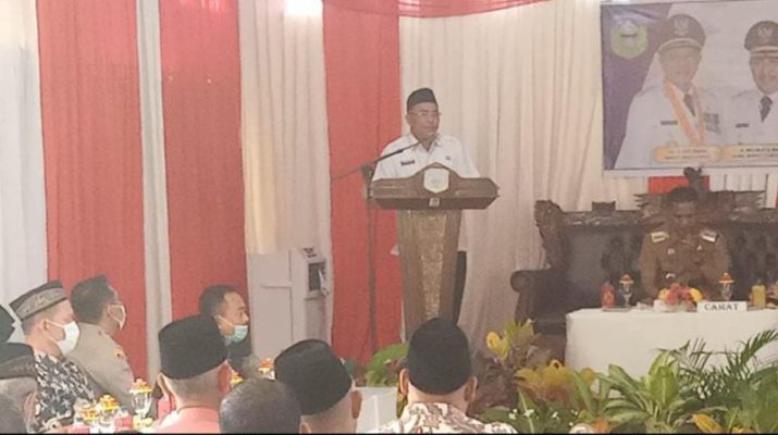 Wakil Bupati Sarolangun, H Hilallatil Badri, Rabu (12/1/2022) buka Musyawarah Rencana Pembangunan (Musrenbang) Kecamatan Sarolangun.