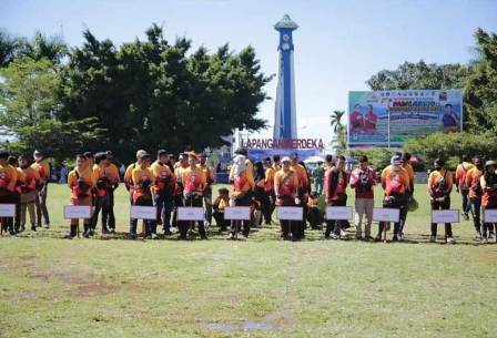 Kejuaran Nasional Paralayang & Gantolle Trip Of Indonesia (TROI) Seri 2 dilaksanakan di Kota Sungai Penuh resmi dibuka.
