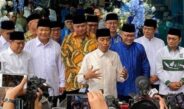 Elektabilitas Prabowo naik jadi bahasan menarik saat silahturahmi Ramadhan, Minggu (242023). Ketua Umum Partai Gerindra Prabowo Subianto mengakui