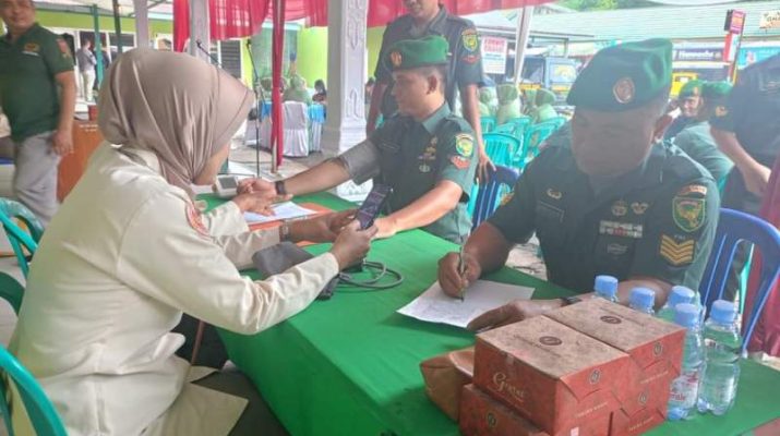 Kegiatan Hari Juang TNI AD, Kodim 0420/Sarko gelar donor darah, Selasa (12/12/2023 sebagai pembuka. Masih ada kegiatan bakti sosial beberapa hari kedepan