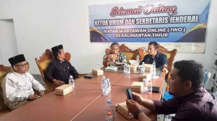 Pasca terbentuknya kepengurusan Ikatan Wartawan Online (IWO) di Provinsi Kalimantan Timur, Ketua Umum dan Sekretaris Jenderal PP IWO perkuat PW IWO Kaltim.