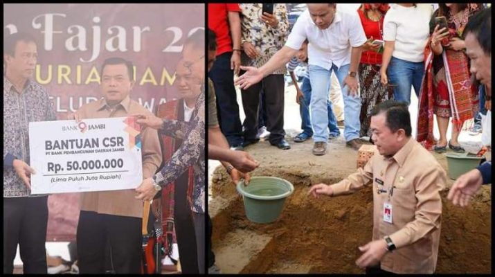 Perayaan Paskah dan Peletakan Batu Pertama Pembangunan GPIB Marturia 2 Jambi, Minggu (31/3/2024) semakin semarak. Pasalnya, Gubernur bantu pembangunan GPIB