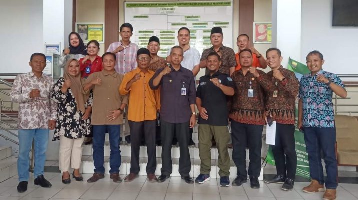JAMBI - Komisi II DPRD Merangin sambangi DTPHP Provinsi Jambi, Kamis (4/4/2024) terkait program cetak sawah Jokowi dan Alsintan.