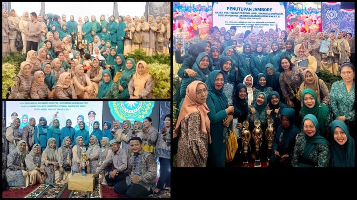 Merangin berhasil merebut 3 juara umum, 1 juara ke III. Raihan ini sukses membuat Merangin 4 tahun berturut-turut Juara Jambore PKK Provinsi Jambi 2024.