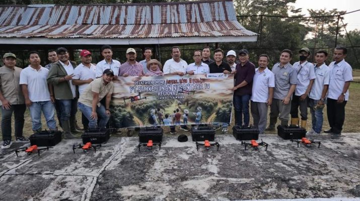 BUMN perkebunan ini, menggunakan pesawat nirawak Drone Autel EVO II Pro III untuk mengelola serta memetakan tanaman sawit yang ada di kebun-kebun PTPN IV