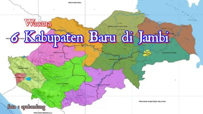Lama tak terdengar, wacana pemekaran Jambi mencuat ke publik. Dari pemekaran itu, menguat 6 kabupaten baru di Jambi untuk dimekarkan. 